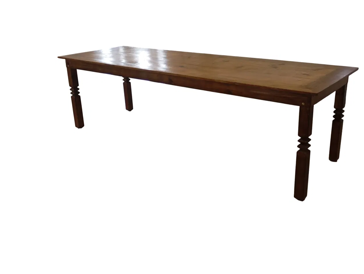 Mesas Long Tablet: Mesa comprida de madeira — 2,80 × 0,90 m.